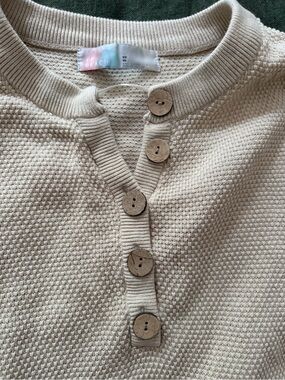 Free People Hailee sweater dress Au Lait